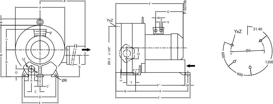 Габаритные размеры (чертеж) SEKO BL920020200